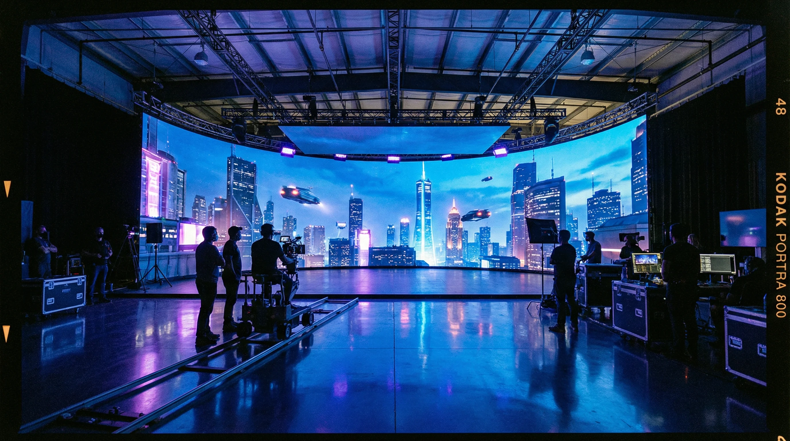 幼幼视频虚拟制片LED Volume舞台全景展示