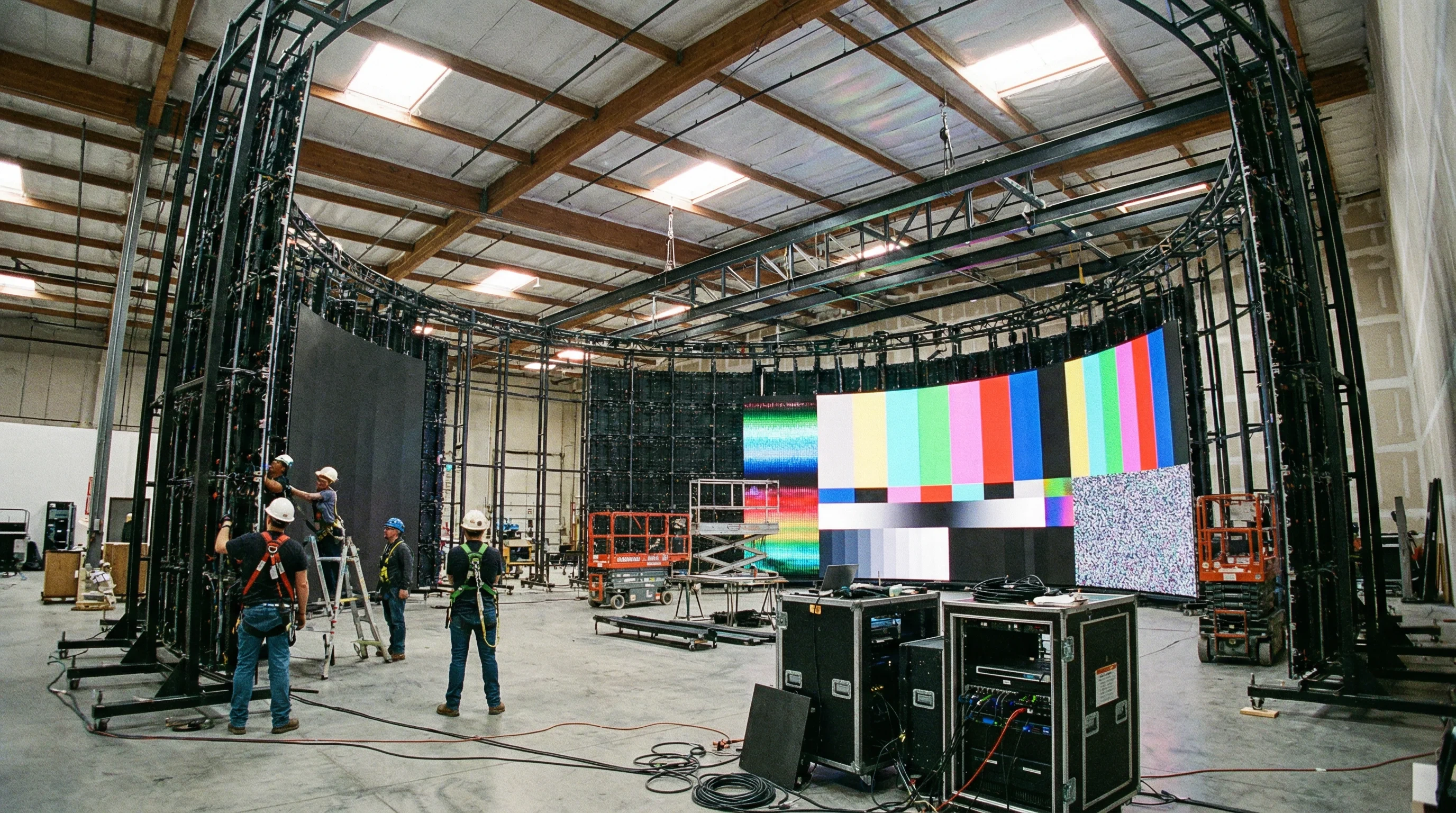 LED Volume虚拟拍摄舞台搭建过程